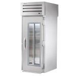 True STR1RRT-1G-1S - Roll-Thru Refrigerator, one-section, (1) glass door front, (1) solid door rear
